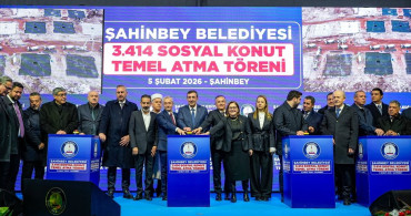 Gaziantep’te Sosyal Konut Projesine Temel Atıldı