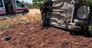 Gaziantep’te takla atan otomobilde 3 kişi yaralandı