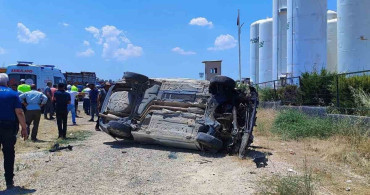 Gaziantep’te takla atan otomobilde 7 yaşındaki çocuk hayatını kaybetti