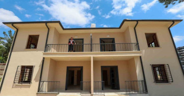 Gaziantep'te TCDD Lojmanlarının Restorasyonu İncelendi