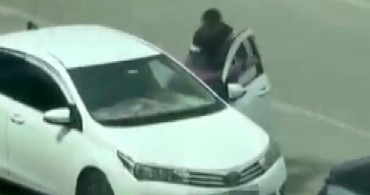 Gaziantep'te Trafikte Şiddet Olayı Kameralara Yansıdı