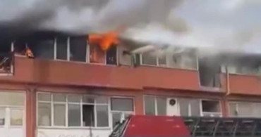 Gaziantep'teki Ayakkabı İmalathanesinde Yangın Paniği