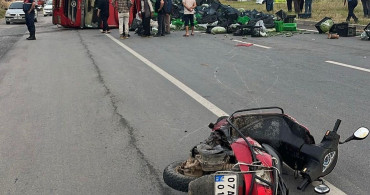 Gazipaşa'da Trafik Kazası: Motosiklet ve Kamyon Çarpıştı