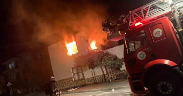 Gazipaşa'da Yangın: İki Çocuk Hastaneye Kaldırıldı