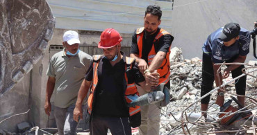 Gazze'de enkaz altındaki cenazeleri çıkarma çalışmalarında ikinci aşamaya geçildi