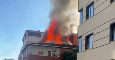 Gebze'de 3 Katlı Apartmanda Yangın Paniği