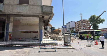 Gebze'de Riskli Yapıların Yıkımına Başlandı