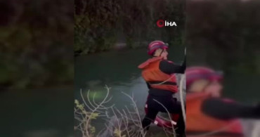 Genç Sulama Kanalına Düştü, İtfaiye Ekipleri Kurtardı