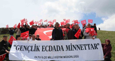 Gençler ecdadın izinde yürüyüş düzenledi