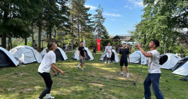 Gençler samandere şelalesi’nde bir araya geldi