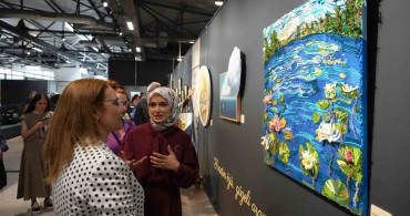 Gençlerin 'İz' temalı yıl sonu sergisi beğeni topladı