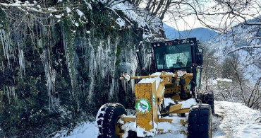 Giresun ve Gümüşhane'de Karla Mücadele Devam Ediyor