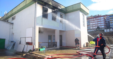 Giresun'da Gençlik ve Spor İl Müdürlüğü Ek Hizmet Binasında Yangın Çıktı