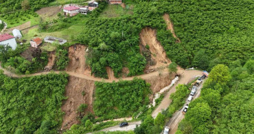 Giresun'da Heyelan Nedeniyle 33 Konut Tahliye Edildi