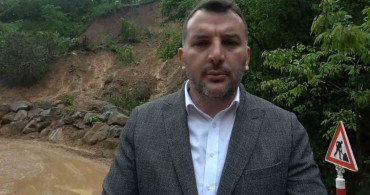 Giresun'da Heyelan Nedeniyle Evler Tahliye Edildi