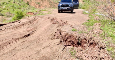 Giresun'da Heyelan Sonrası Ulaşım Çalışmaları Sürüyor