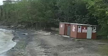 Giresun'da Kediye Çarpmamak İçin Manevra Yapan Araç Plaja Uçtu