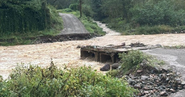 Giresun'da Şiddetli Yağışların Yol Açtığı Olumsuzluklar