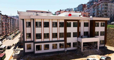 Giresun'da yeni imam hatip ortaokulu inşaatında sona yaklaşılıyor