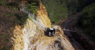 Giresun'daki Heyelan Çalışmaları Hız Kesmeden Devam Ediyor