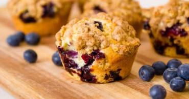 Glutensiz Yaban Mersinli Muffin