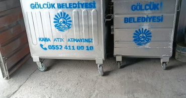 Gölcük’te Çöp Konteynerleri Yenileniyor