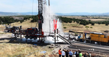 Gönen Sera OSB’de jeotermal kuyu açıldı