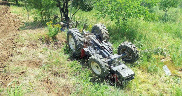 Gördes’te traktör kazası sonucu 1 kişi ağır yaralandı