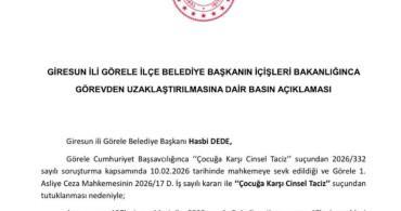Görele Belediye Başkanı Görevden Uzaklaştırıldı