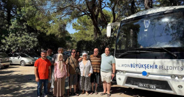 Görme engelli bireyler Dilek Yarımadası Milli Parkı'nda doğayla buluştu