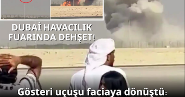 Gösteri uçuşu faciaya dönüştü: Hindistan savaş uçağı yere çakıldı