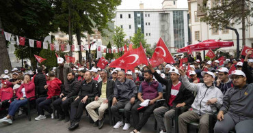 Gümüşhane'de A milli futbol takımı için coşku sabah saatlerinde başladı