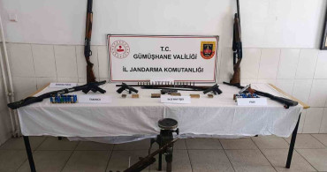Gümüşhane'de Jandarma'dan Büyük Silah Operasyonu
