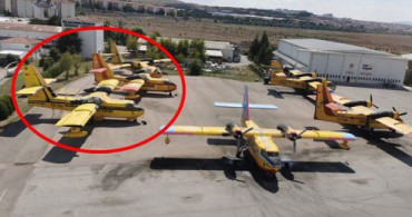 Gündemdeki Yangın Söndürme Uçakları Havadan Görüntülendi