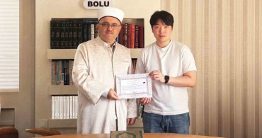 Güney Koreli Genç, Bolu'da İslam'ı Kabul Etti