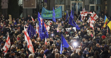 Gürcistan'da AB Yanlısı Protesto Gösterisi