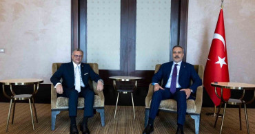 Hakan Fidan, Trump'ın Danışmanı Massad Boulos ile Kahire'de görüştü