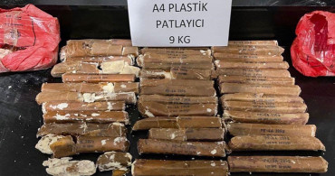 Hakkari'de 9 Kilo 200 Gram A-4 Plastik Patlayıcı Ele Geçirildi