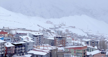 Hakkari'de Kar Yağışı ve Soğuk Hava Etkili Olmaya Devam Ediyor