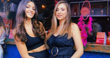 Hande Erçel'in ablası Gamze Erçel sosyal medyayı sallamaya devam ediyor! Transparanlı mini elbiseli bu pozu çok konuşulacak