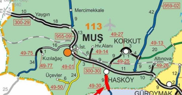 Hasköy-Mutki Yolu Tipi Nedeniyle Ulaşıma Kapalı