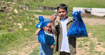 Hasköy'de Çocuklar Şeker Toplama Geleneğini Yaşatıyor