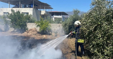 Hassa'da bahçe yangını kontrol altına alındı