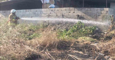 Hassa'da bahçede çıkan yangın kontrol altına alındı
