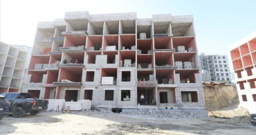 Hatay Antakya'da Afet Konutları İnşaatı Yürütülüyor