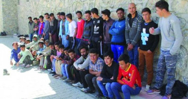 Hatay'da 34 Düzensiz Göçmen Ele Geçirildi