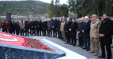 Hatay'da Deprem Yıldönümünde Anma Töreni