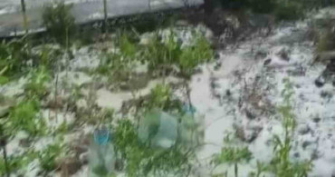 Hatay'da Dolu Yağışı: Doğa Beyaza Büründü