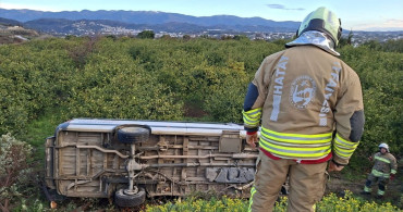 Hatay'da Öğrenci Servisi Devrildi, 9 Yaralı