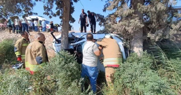 Hatay’da şarampole devrilen otomobilin sürücüsü hayatını kaybetti